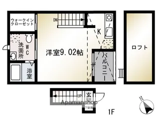PALMA FORESTA【2階】の間取り