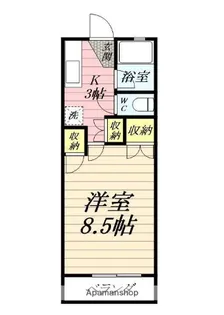 湘南カヤマコーポ【1階】の間取り