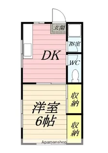 ハイツ茜【1階】の間取り