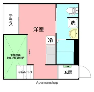 ミネルバ【1階】の間取り