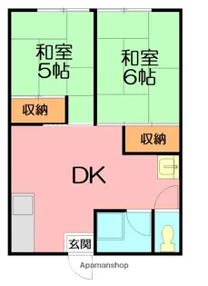 東コーポ【2階】の間取り