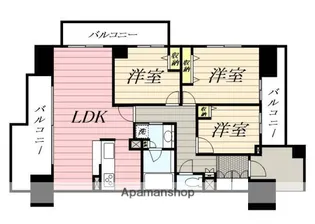 HF辻堂レジデンス【3階】の間取り