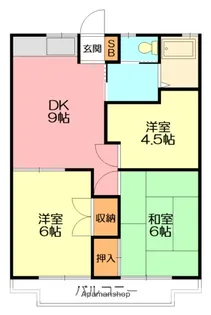 コーポコスモス【2階】の間取り