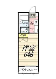 フォンティーヌ【101号室】の間取り