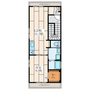 PACE鵠沼海岸【3階】の間取り