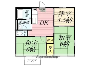 スターハイツB【1階】の間取り