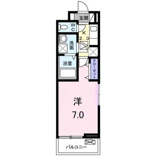 カスターニャ【3階】の間取り