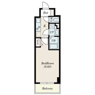 SーFORT湘南平塚【206号室】の間取り
