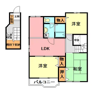 エクセラン・セラ【2階】の間取り