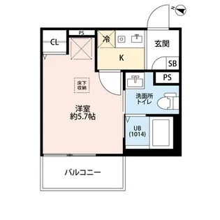 サビオ海老名【2階】の間取り