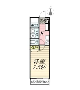 KEED NO MORI 3【2階】の間取り