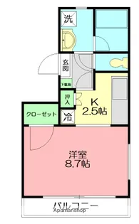 グランドエリスI【1階】の間取り
