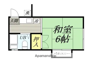 ハイツコンノ【2階】の間取り