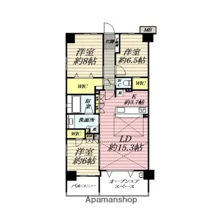 ヴェレーナ鎌倉深沢【1階】の間取り