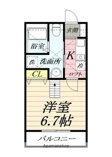 アプローズ湘南Ⅱ【2階】の間取り