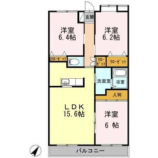 ハイビジョン【3階】の間取り