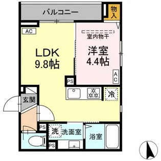 ファンウェーブ湘南藤沢【3階】の間取り