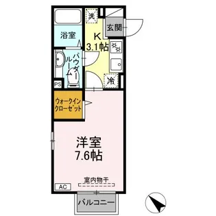 ラマージュ鎌倉【2階】の間取り