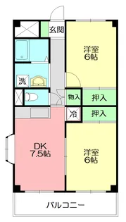 ワタナベビル【2階】の間取り