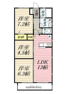 KOTIHARU C棟【2階】の間取り
