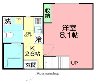 アンベリール【1階】の間取り