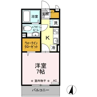 VERDURAⅢ Ⅱ【2階】の間取り