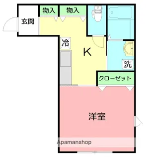 Kクレイン湘南【2階】の間取り