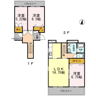 テレパレス湘南平塚 1号棟【1階】の間取り
