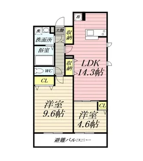 FELICE藤沢【1階】の間取り