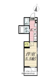 MERCER HILLS 伊勢原【2階】の間取り