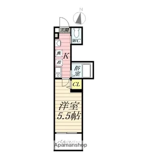 MERCER HILLS 伊勢原【2階】の間取り