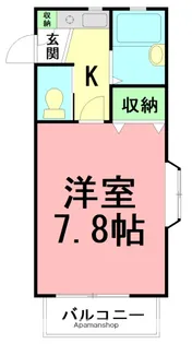ピュアコートSANADA【2階】の間取り