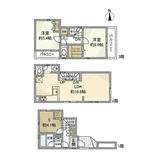 神奈川県藤沢市弥勒寺1丁目【一戸建】の間取り
