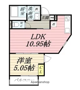 GRADUS藤沢【3階】の間取り