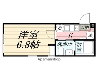 オリーブ藤沢【1階】の間取り