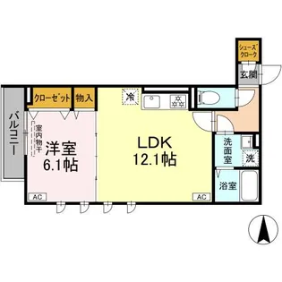 D’BLESS湘南台6丁目【3階】の間取り