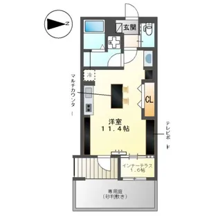 FOREST ODAWARA(フォレスト オダワラ)【1階】の間取り
