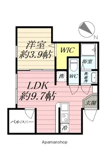 アザーレ・クオン東海大学前【3階】の間取り
