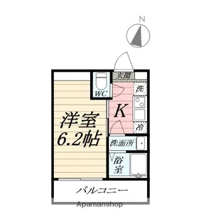 アザーレ・パッシオ中央林間【3階】の間取り
