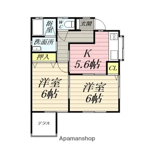 神奈川県大和市深見【一戸建】の間取り