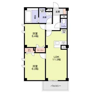 LAPIN湘南【2階】の間取り