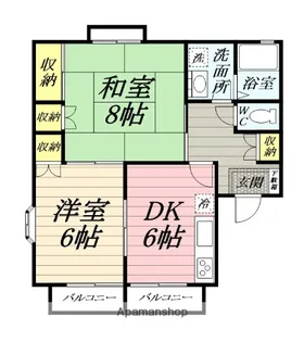 ドミールT【1階】の間取り