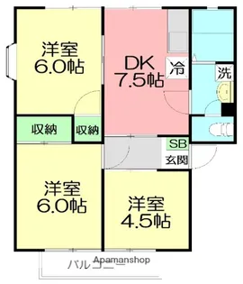LIBRE LIFE B棟【2階】の間取り