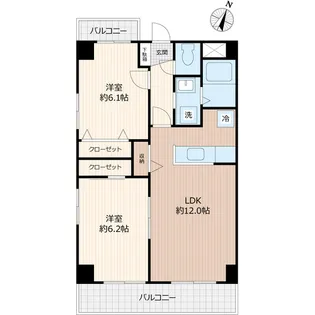 パークリージェンシー湘南平塚【5階】の間取り
