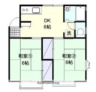 グランデュールA【1階】の間取り