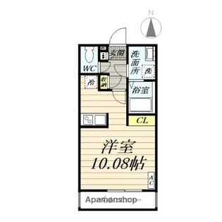 カインドネス愛甲石田WEST【2階】の間取り
