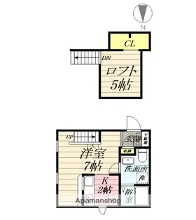 PRIMA ART海老名【208号室】の間取り