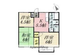 サンハイム【201号室】の間取り