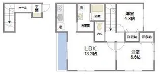 MM ヴィラージュⅣ【201号室号室】の間取り