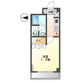 コンフォース光【1階】の間取り
